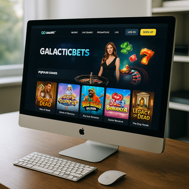 Galacticbets - Sodoben in Intuitiven Dizajn - Desktop Vmesnik